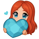 AnimeHeart custom emote - Μ Λ Υ V Ι L L Ξ🌿