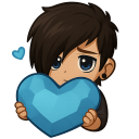 AnimeHeartThom Discord Emoji from Μ Λ Υ V Ι L L Ξ🌿