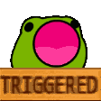 triggered animated GIF emoji from REAL POLITIKS™