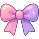 87464pinkpurplebow