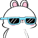 m_bunny_glassesoff_bun animated GIF emoji - Unsupervised Adults ¹⁸⁺