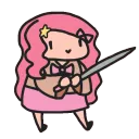 KawaiiAnimeStickerbyhelloangelgi