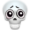 SkullScared Discord Emoji | BDRP I Border Roleplay