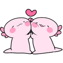 pinkax Discord sticker from B L U E H A V E N