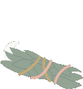 sagecleansingsmoke animated GIF emoji - Mossy Magic ✨