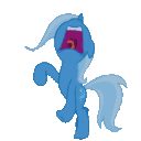 TrixieScreaming animated Discord emote - Friendship Academy - MLP