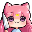 futagirl_Yandere_Knife Discord sticker - Futanari