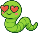 heartworm Discord sticker from WORM