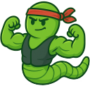 strong Discord Emoji - WORM