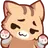 NekoShrugSmirk Discord emoji
