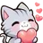kittyHeart Discord emoji
