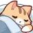 NekoSleeping Discord emoji