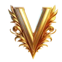 pngtree3dgoldenvletterornamentat