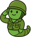 salute custom emote | WORM