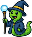 wizard Discord sticker from WORM