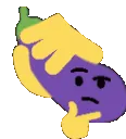 Eggplant_Think_Animated