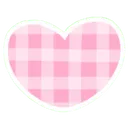 GinghamHeartPink