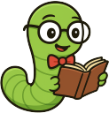 nerd Discord Emoji - WORM