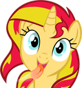 SunsetMlem custom emote - Friendship Academy - MLP