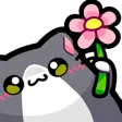 TuxedoCatFLOWER112x112