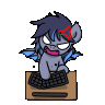 BatAnger animated Discord emote - Friendship Academy - MLP