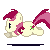 roseluck_run animated emote from Friendship Academy - MLP