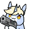 noot_gun animated GIF emoji from Friendship Academy - MLP
