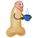 coffeedick Discord sticker from ・┆✦ʚ  Klejnoty  ɞ✦ ┆・