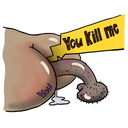 ukillme Discord sticker from ・┆✦ʚ  Klejnoty  ɞ✦ ┆・