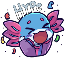 a_e1lyrichype Discord sticker from 🎤 Riff-Off | Singing, Games, Daily Events, Community