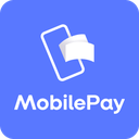 Smartphone icon with paper documents on a blue background.