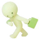 001_a_green_smiski_work