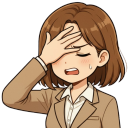 Alice_Facepalm Discord emoji