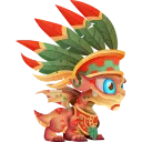 Aztek Savaşçısı Ejderhası — bebek
