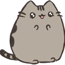 pusheenexcited custom emote - Kiss Land  ·  xo tag