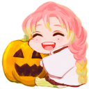 mitsurihalloween custom emote from Starpatch