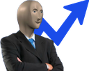 stonks Discord sticker | 𝐌𝐨𝐨𝐧 𝐜𝐡𝐢𝐥𝐥 𝐜𝐥𝐮𝐛