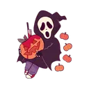 4315ghostfacepumpkin