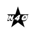 N4O text centered inside a bold black star shape.