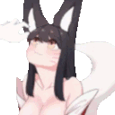 futagirl_patting animated GIF emoji | Futanari