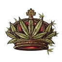 Pngtreecannabiskingcrownbadgepre