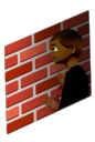 black_person_talks_to_brick_wall Discord sticker - EU4&5 Extravaganza!