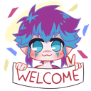 welcomeAlma Discord emoji