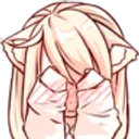 a_blush_cat_cute_hide_kitty