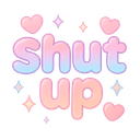 shutup Discord Emoji - RIZZ HEAVEN | Chill • E-Dating • VC • Events • Friends • Giveaways