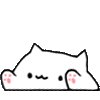 bongocat animated GIF emoji - Real Eyes Realize Real Lies