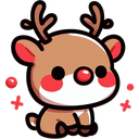 cutereindeer custom emote from Audio Deluxe