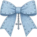 10439bluegothbow