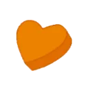 8565darkorangecandyheart