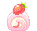 ArtistCafe_dessertstrawberry animated Discord emote - Artist Cafe